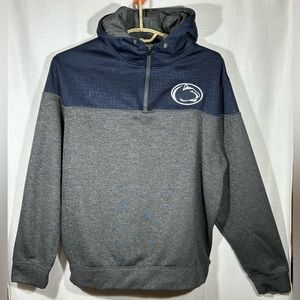 Penn State Nittany Lions Heavy Duty Hoodie!Colosseum Men’s Sz XL Heather/Navy